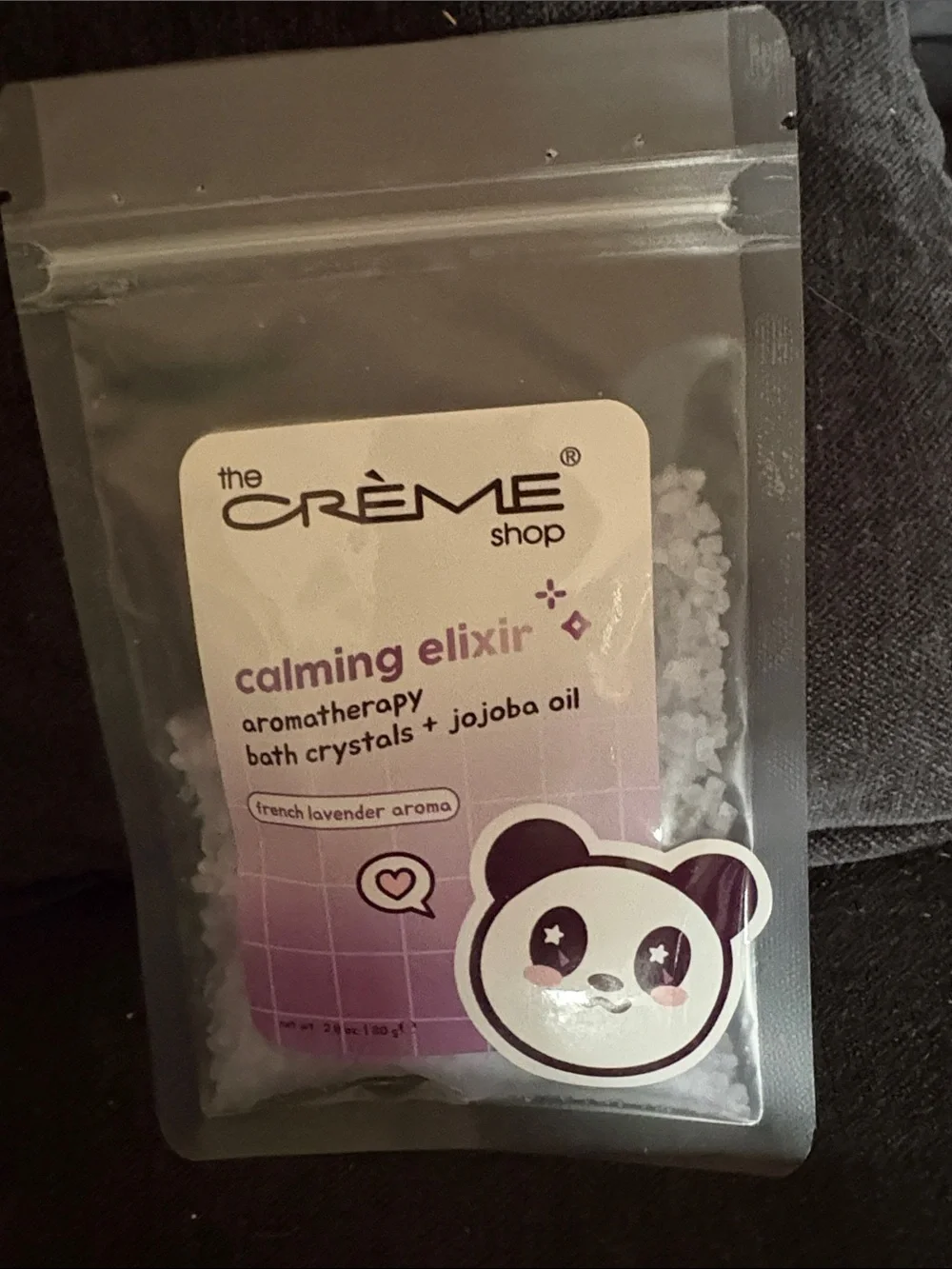 The Crème Shop Calming Elixir Bath Crystals - Lavender (Purple)